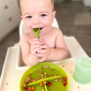 Ola Baby - 2Pk Training Fork + Spoon Set, Green Image 2