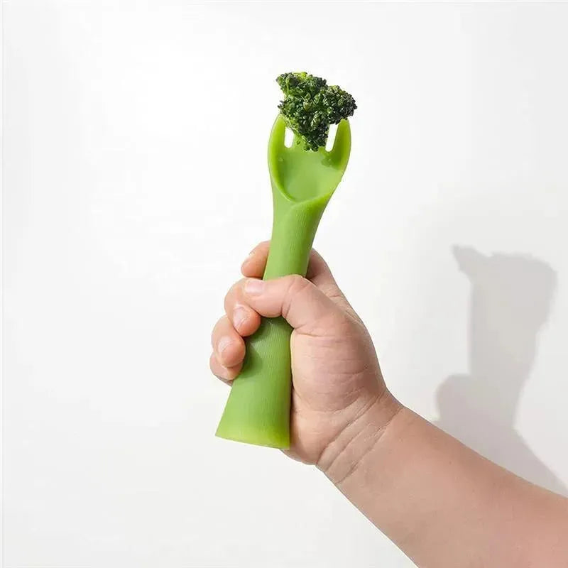 Ola Baby - 2Pk Training Fork + Spoon Set, Green Image 4