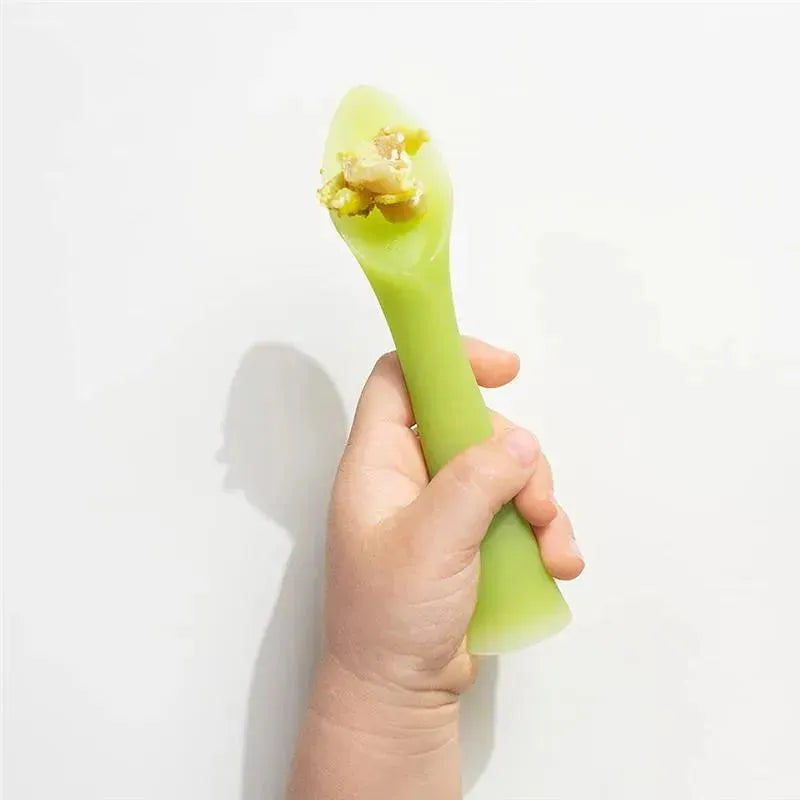 Ola Baby - 2Pk Training Fork + Spoon Set, Green Image 5