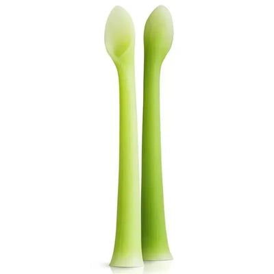 Ola Baby - 2Pk Baby Feeding Spoon, Green Image 1