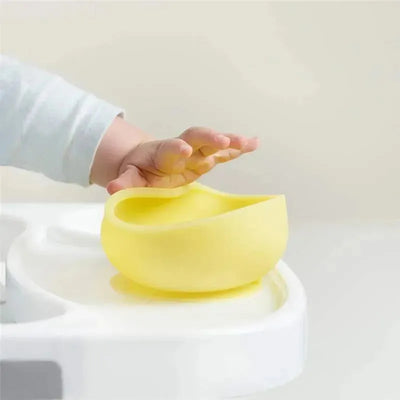 Ola Baby - Suction Bowl With Lid, Lemon Image 2