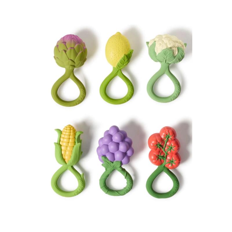 Oli & Carol - Tomato Rattle Toy Image 9