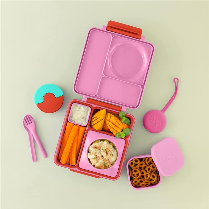 OmieBox - Food Storage Containers with Lid, Pink Image 2