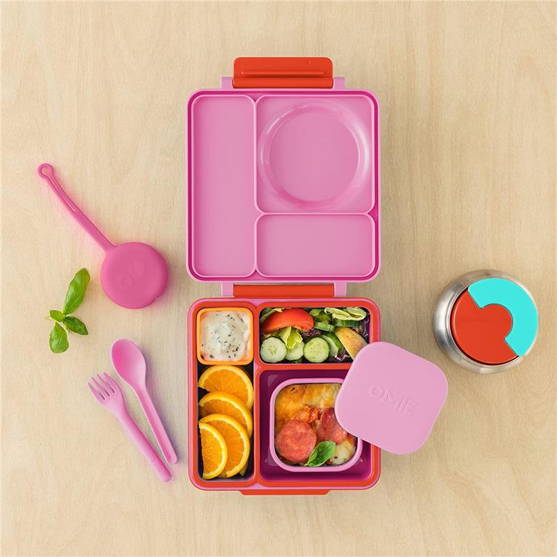 OmieBox - Food Storage Containers with Lid, Pink Image 4