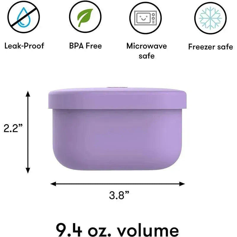 OmieBox - Food Storage Containers with Lid, Purple Image 2