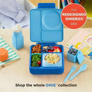 OmieBox - Leak-Proof Silicone Water Bottle, Blue Image 5