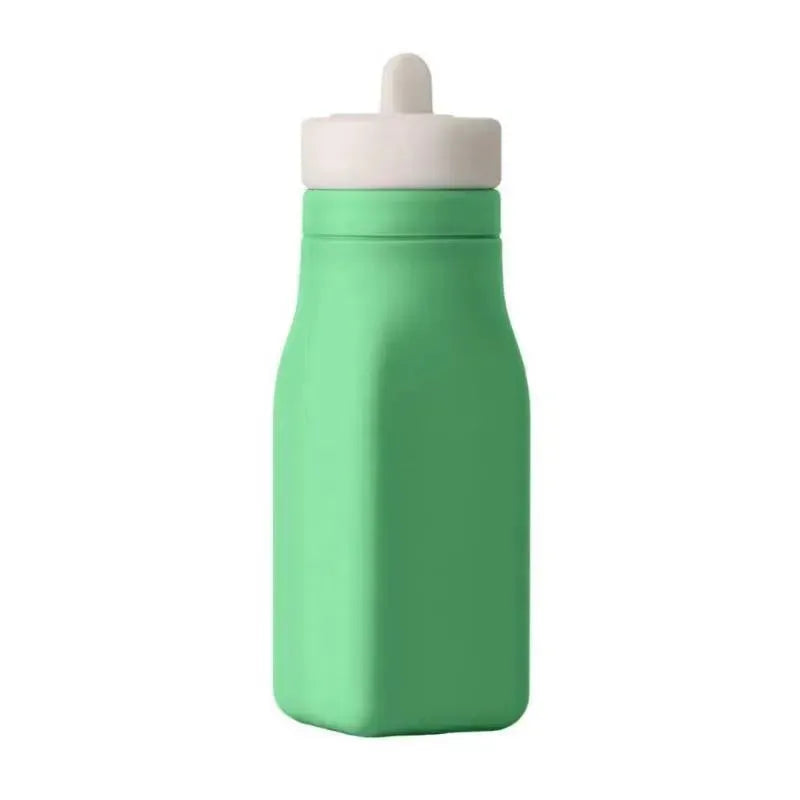 OmieBox - Leak-Proof Silicone Water Bottle, Green Image 1