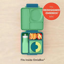 OmieBox - Leak-Proof Silicone Water Bottle, Green Image 2