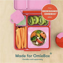 OmieBox - 2Pk Leakproof Dips Containers To Go, Pink/Teal Image 2