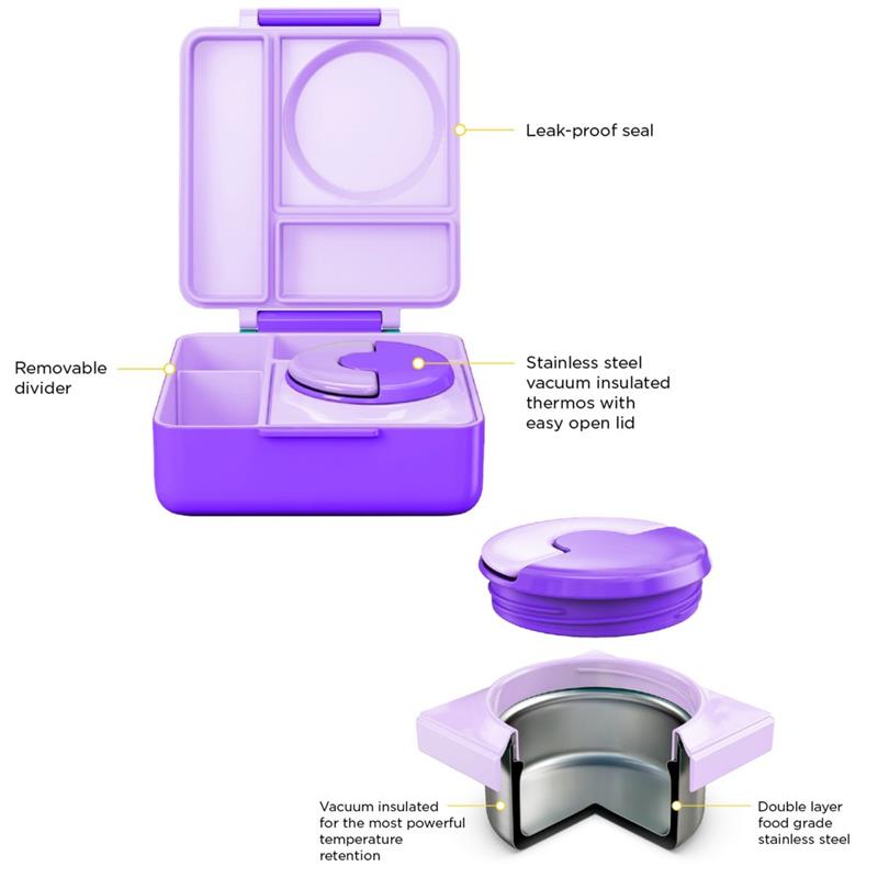 Omie - Thermos Replacement Lid, Purple Plum Image 4