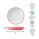 Omie - Toddler Plate With Divider, Pink | 1 plate Image 6