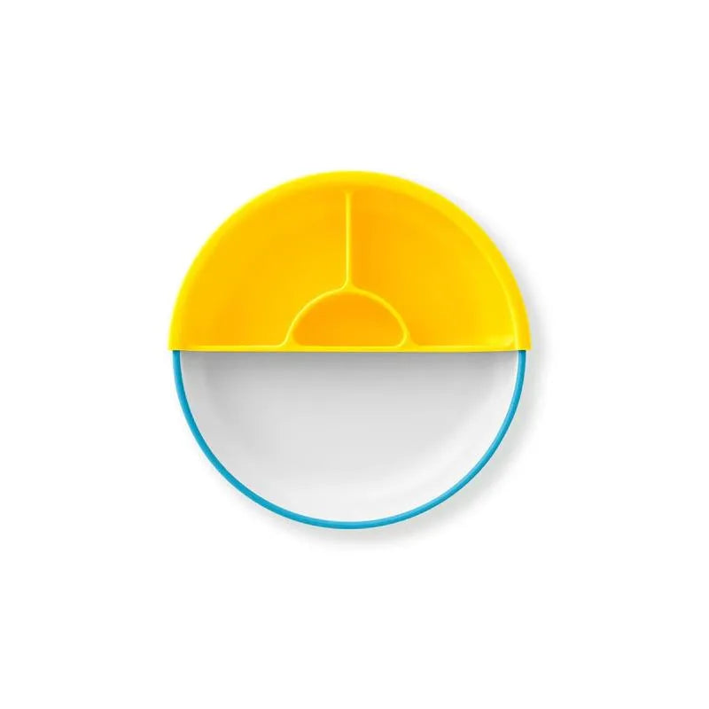 Omie - Toddler Plate With Dividers, Blue | 1 plate Image 1