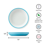 Omie - Toddler Plate With Dividers, Blue | 1 plate Image 6
