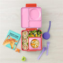 OmieBox - Insulated Bento Box with Leak Proof Thermos Food Jar, Pink Berry Image 3
