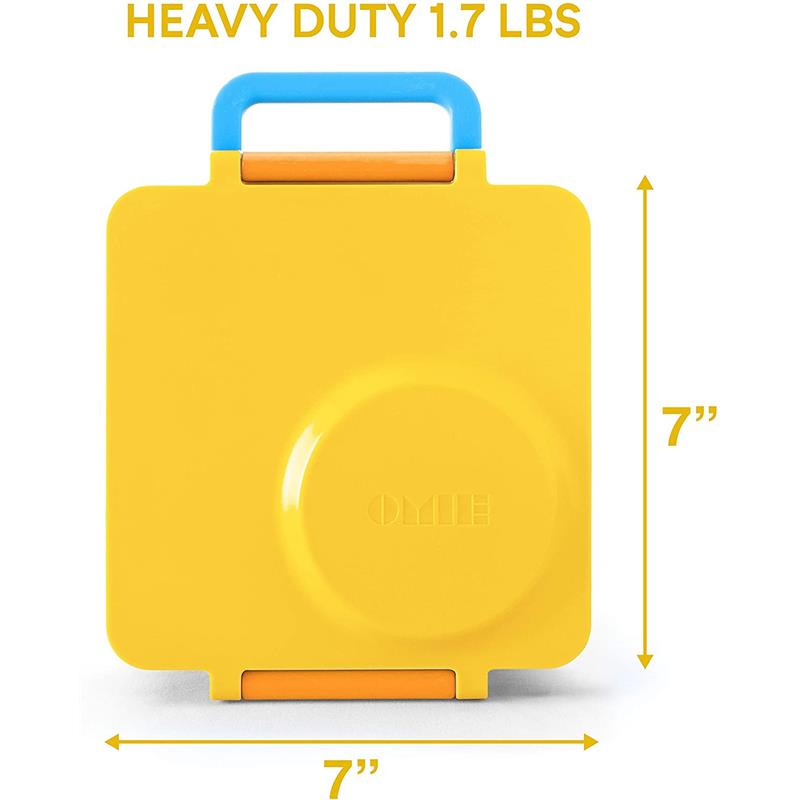 OmieBox Divider Lunch Box for Kids, Sunshine | Insulated Lunch Box Image 3