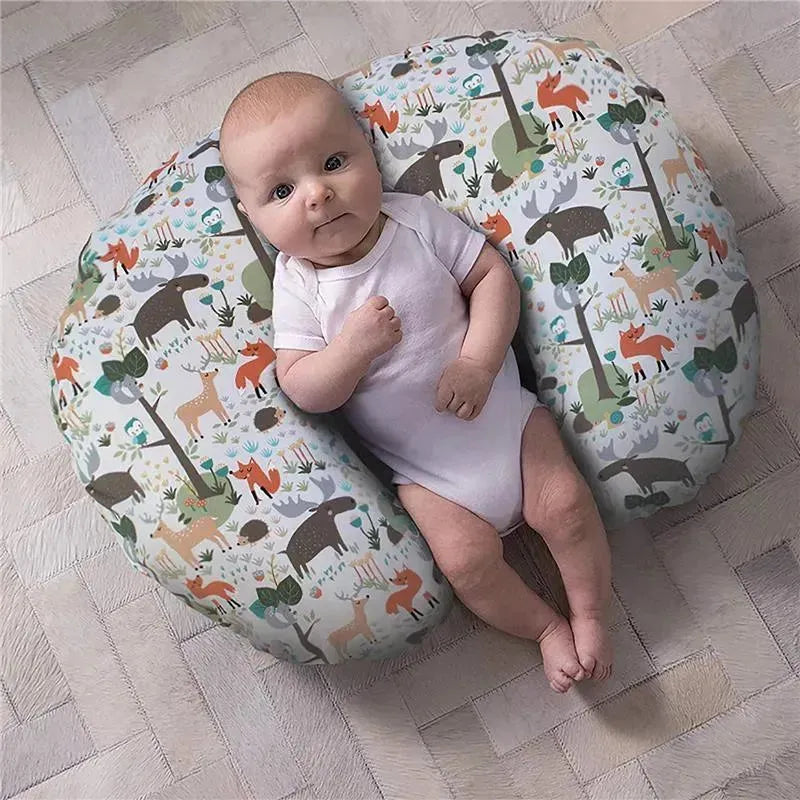 Original Boppy Nursing Pillow Cover - Earth Tone Woodland Image 7