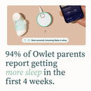 Owlet - Dream Duo Dream Sock Baby Monitor and HD Camera, Bedtime Blue Image 5