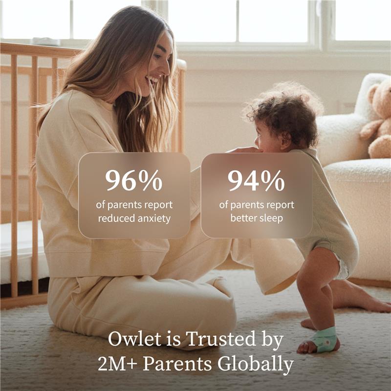 Owlet - Dream Duo™ 3 Baby Monitor Dusty Rose Image 6