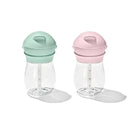 Oxo - 2Pk Tot Transitions Straw Cup 9 Oz, Opal/Blossom Image 2