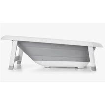 OXO Grey & White Splash & Store Baby Bathtub Image 2