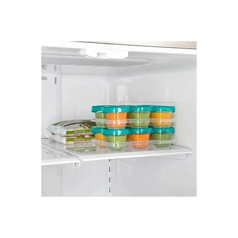 OXO Tot Baby Block Freezer Storage Containers 2 oz - Teal Image 7