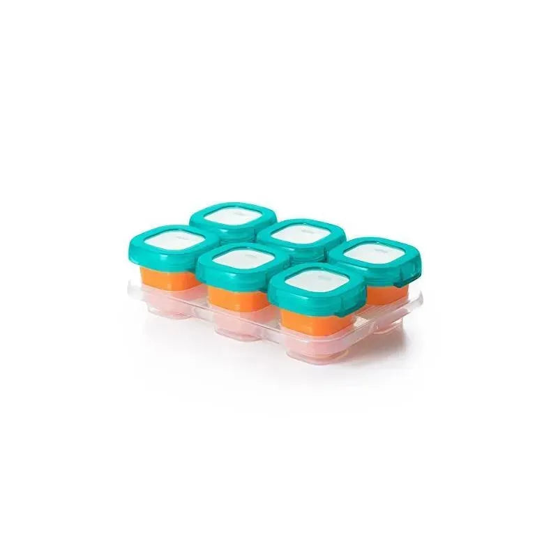 OXO Tot Baby Block Freezer Storage Containers 2 oz - Teal Image 8