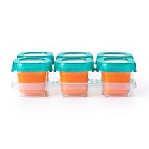 OXO Tot Baby Block Freezer Storage Containers 2 oz - Teal Image 2