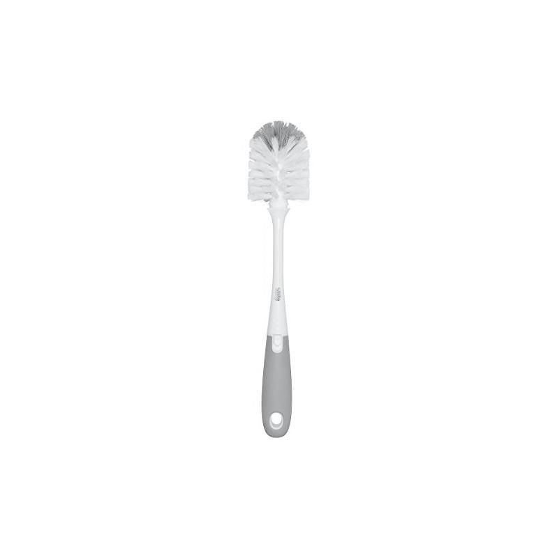 OXO Tot Bottle Brush with Bristle Cleaner & Stand - Gray Image 3