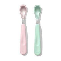 OXO - Tot Feeding Spoon Set with Soft Silicone, Opal/Blossom Image 1
