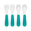 Oxo - 4Pk Tot Plastic Fork & Spoon Multipack, Teal Image 2