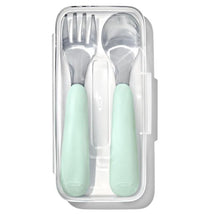 OXO - Tot On-The-Go Fork and Spoon Set, Opal Image 1