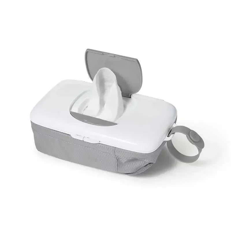 Oxo - Tot On-the-Go Wipes Dispenser with Diaper Pouch, Grey Image 3