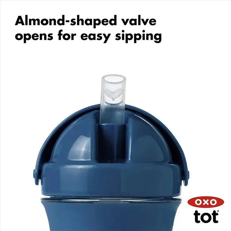 Oxo - 9 Oz Tot Transitions Straw Cup, Navy Image 3