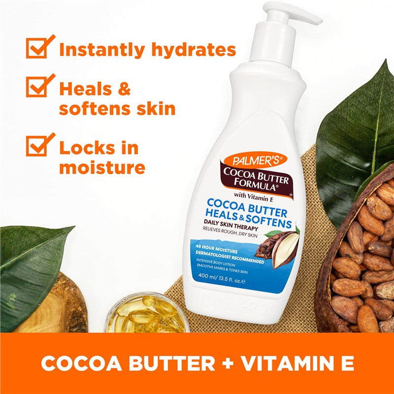Palmer's Cocoa Butter Formula Daily Skin Therapy Body Lotion with Vitamin E - 13.5 fl oz Image 2