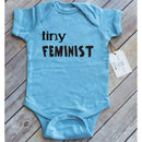 Paper Cow - Tiny Feminist Baby Bodysuit, White Image 7
