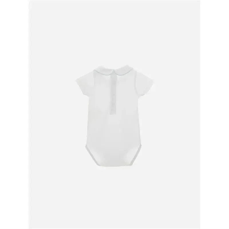 Patachou - Baby Boy Basic Classic Bodysuit, Blue Image 2