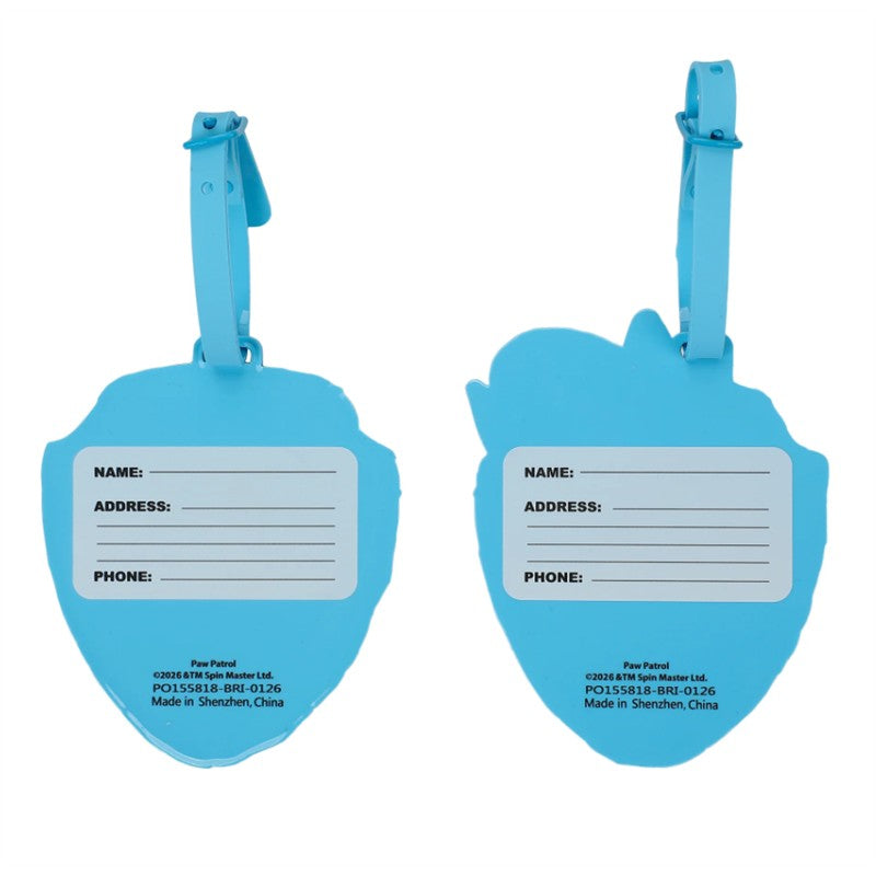 Paw Patrol Chase the Police Dog Molded Rubber Luggage Tags (Set of 2) Image 5