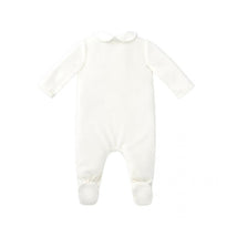 Paz Rodriguez - Baby Boy Knit Newborn Romper Dulzura, Cream Image 2
