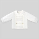 Paz Rodriguez - Baby Boy Woven Newborn Blouse Dulzura, Cream Image 1