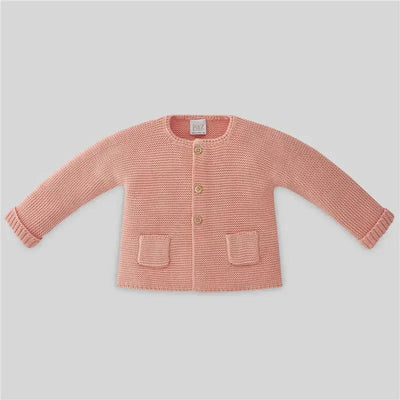 Paz Rodriguez - Baby Knit Cardigan Frutas, Tangerine Image 1