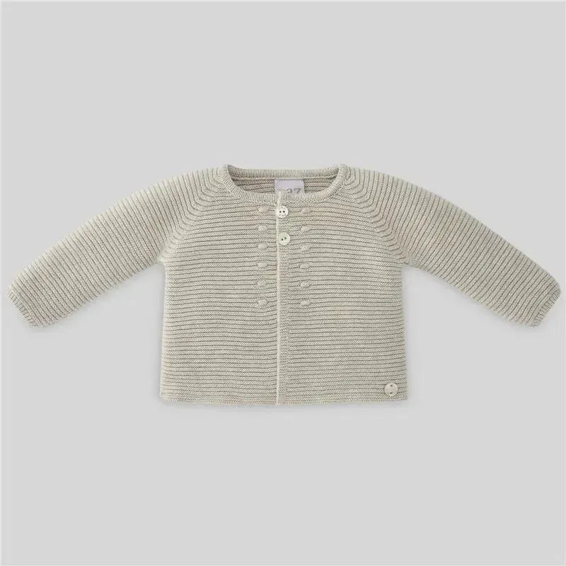 Paz Rodriguez - Baby Knit Cardigan Neboa, Linen Image 1