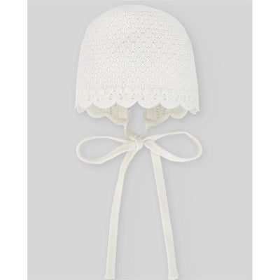 Paz Rodriguez - Baby Knit Newborn Bonnet Paz Oi, Chalk Pink Image 1