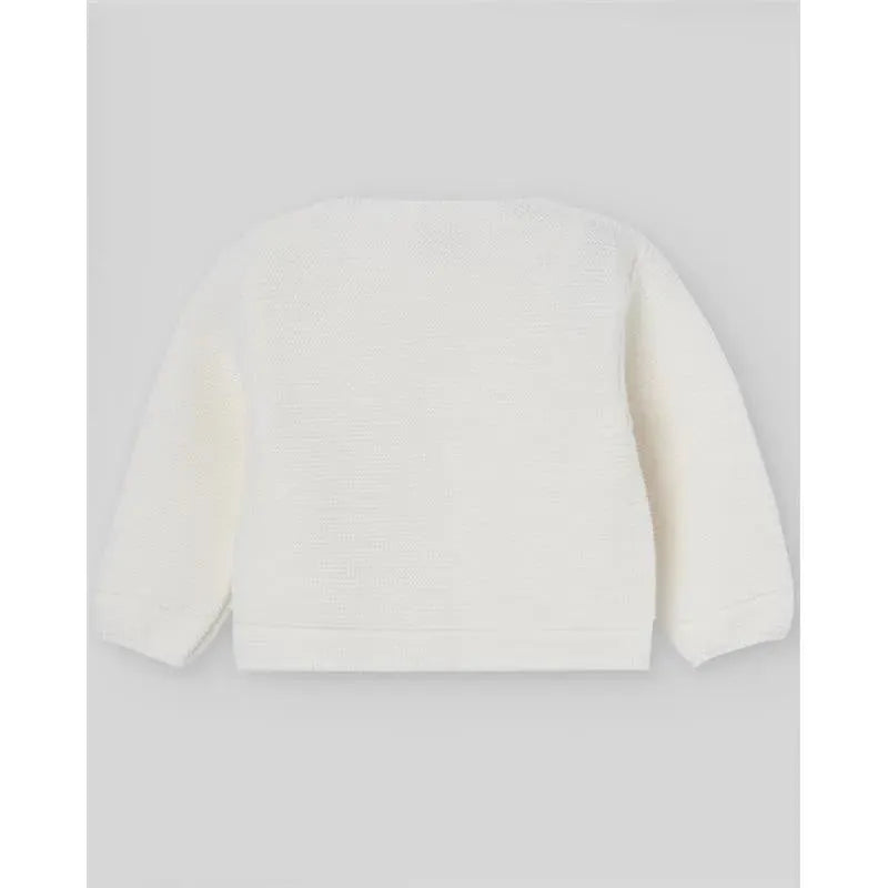 Paz Rodriguez - Baby Knit Newborn Cardigan, Cream Image 2