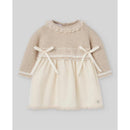 Paz Rodriguez Baby Knit Newborn Dress Nai, Light Pink/Cream Image 1