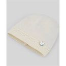 Paz Rodriguez - Baby Knit Newborn Hat, Cream/Beige Image 2
