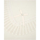 Paz Rodriguez - Baby Knit Newborn Shawl Blanket, Cream/Beige Image 2