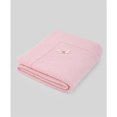 Paz Rodriguez - Baby Knit Newborn Shawl Paz Oi, Chalk Pink Image 1