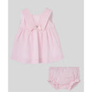Paz Rodriguez Baby Set Dress + Bloomer Candy, Chalk Pink Image 1