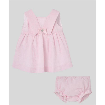 Paz Rodriguez Baby Set Dress + Bloomer Candy, Chalk Pink Image 1