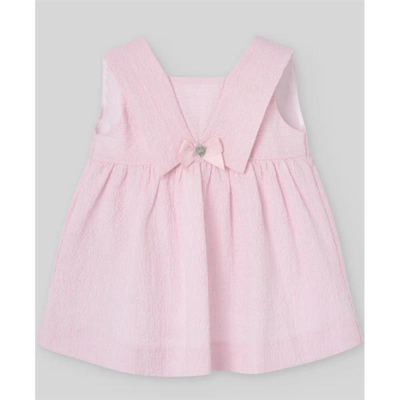 Paz Rodriguez Baby Set Dress + Bloomer Candy, Chalk Pink Image 2